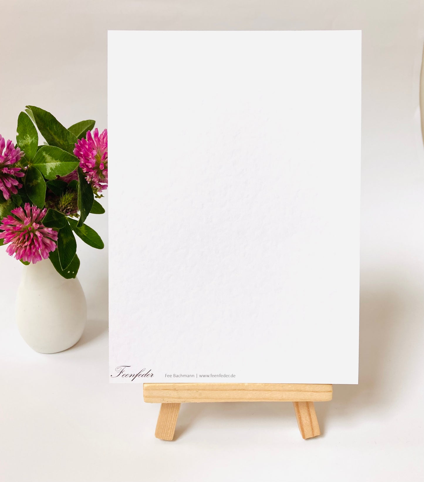 Grußkarte „Yoga-Pose Der Baum (Vrikshasana)“ – Aquarell-Design | Klimaneutral & Handgemacht